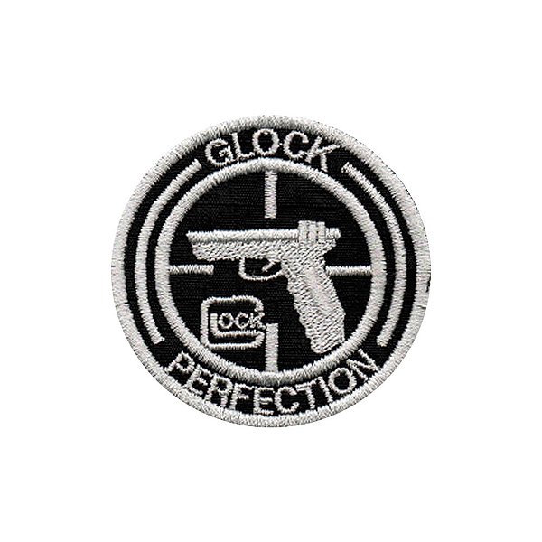 Patch Bordado Glock com Fecho de Contato