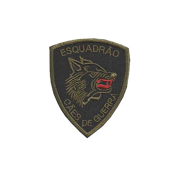 Bordado Termocolante Esq. Cães de Guerra