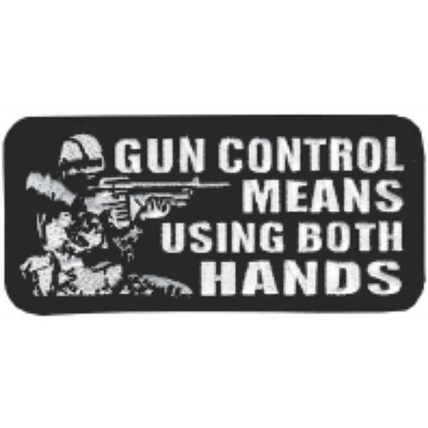 Bordado Termocolante Gun Control Means