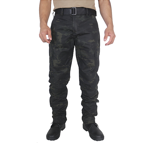 Calça Tatica Masculina Iron6 | Multicam Black