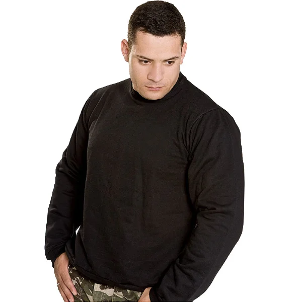 Blusa de Moletom Sem Estampa