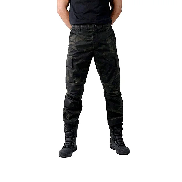 Calça Masculina Combat | Multicam Black