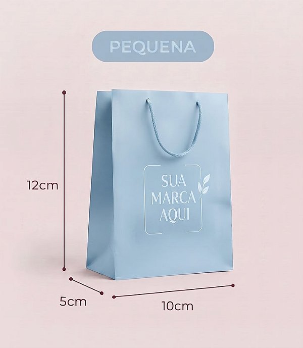 Sacola Personalizada P (50 Unidades)