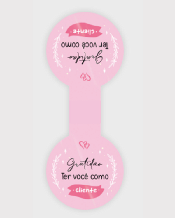 Lacre para Sacola (4x5cm) 100 Unidades