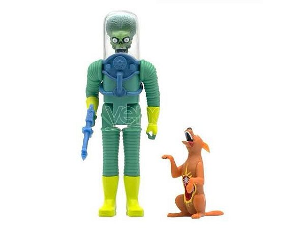 Action Figure Mars Attacks 10cm Destroying A Dog - Original Super7