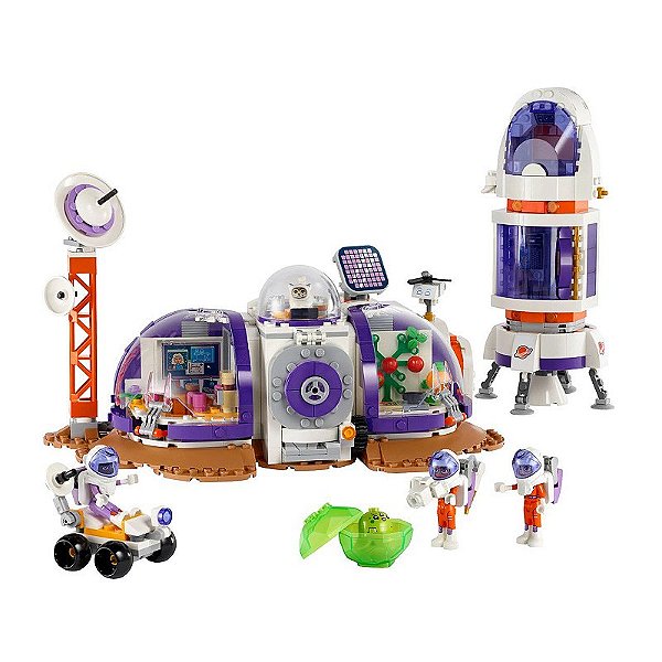 Base Espacial de Marte e Foguete - Friends