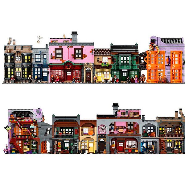 Beco Diagonal Blocos de Montar Harry Potter 5544 peças