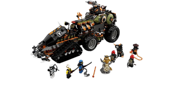 Blocos de Montar Tanque Diesel 40CM - Ninjago
