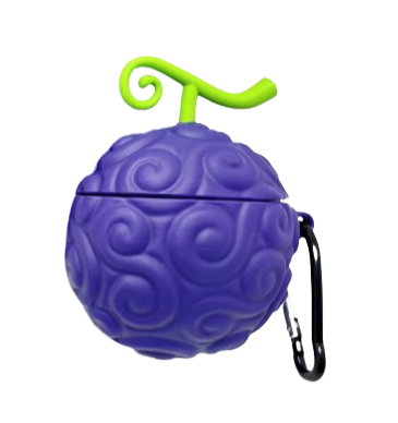 Case capa Silicone para AirPods Fruta Gomu Gomu No Mi - One Piece