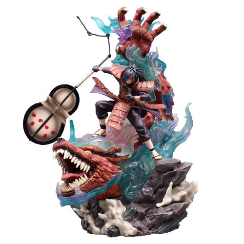 Diorama Uchiha Madara e Kurama Naruto Shippuden - Surge Studio