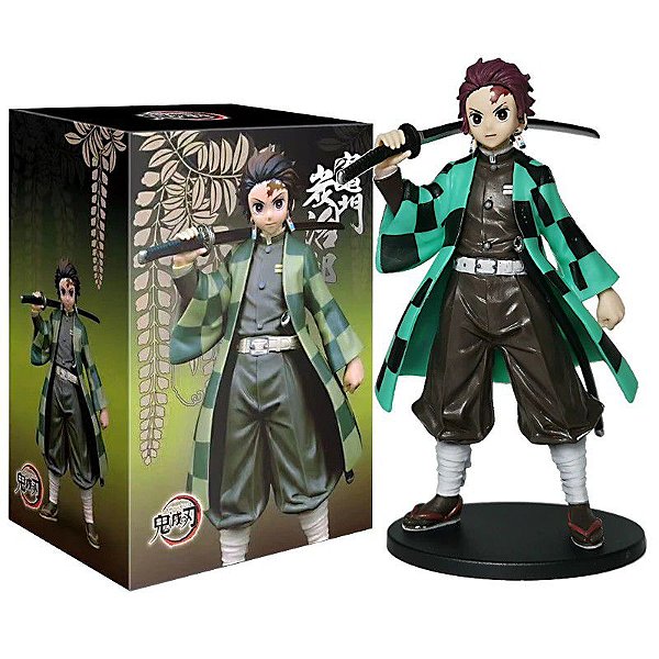 Figure Tanjiro Kamado Estátua Kimetsu No Yaiba - Demon Slayer