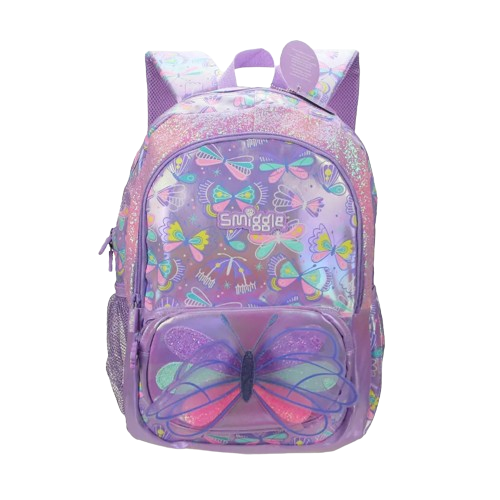 Mochila escolar Butterfly 3D Original Smiggle