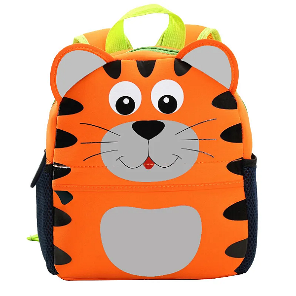 Mochila Infantil Tigre 3D - Aventuras Animais