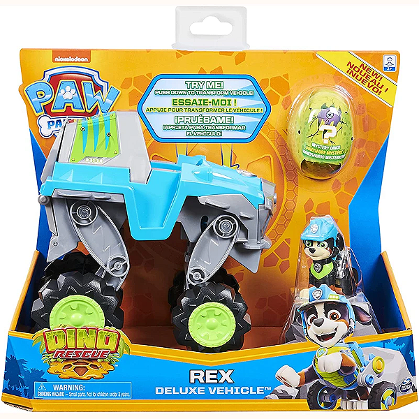 Rex Deluxe Vehicle Dino Rescue Patrulha Canina - Nickelodeon