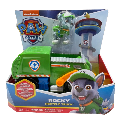Rocky Recycle Truck Carro de operações Patrulha Canina - Nickelodeon