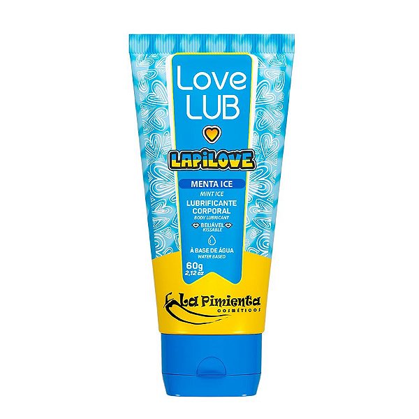 Lubrificante Menta Ice Refrescante Beijável