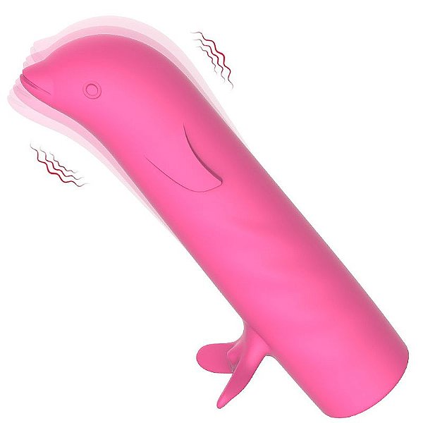 Vibrador Golfinho Recarregável 12 modos