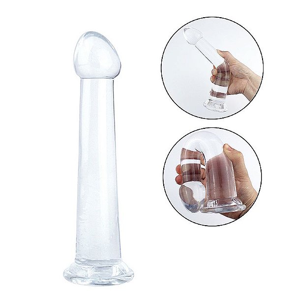 Plug Anal em Silicone Liso - 15,0x3,0 cm