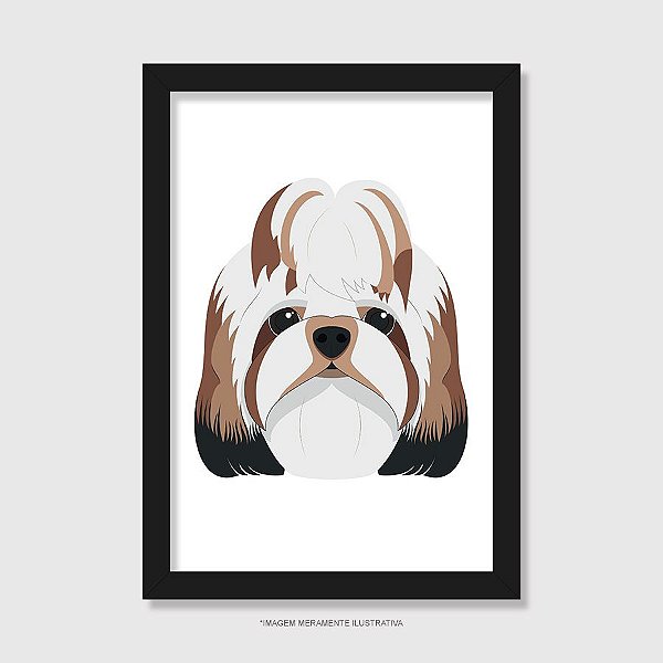 Quadro Shih Tzu - Modelo 1