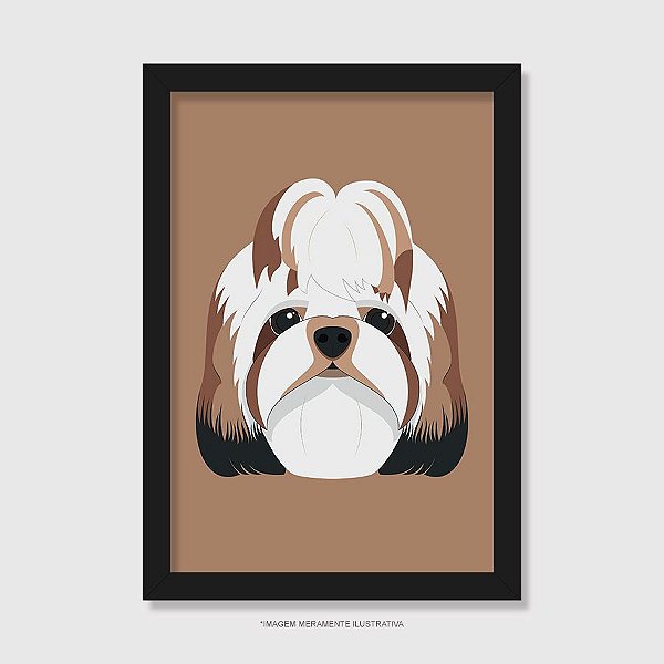 Quadro Shih Tzu - Modelo 4