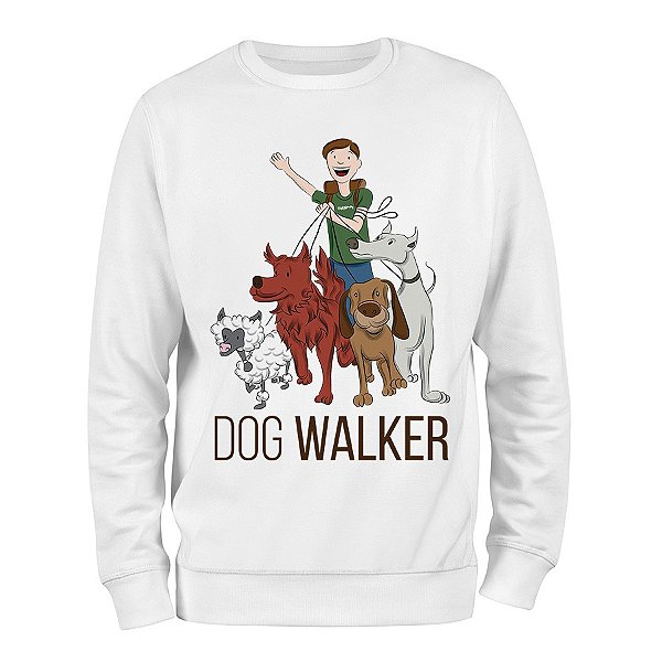 Blusão Moletom Dog Walker - Passeador de Cães