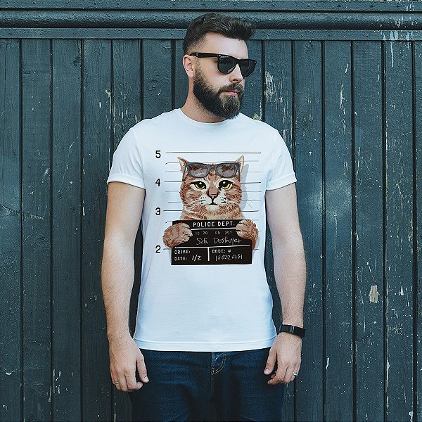 Camiseta Gato Bandido