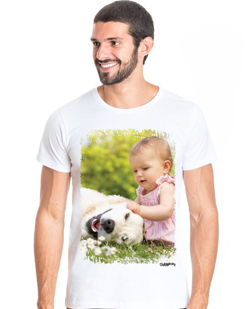 Camiseta Personalizada com Foto do seu Cachorro