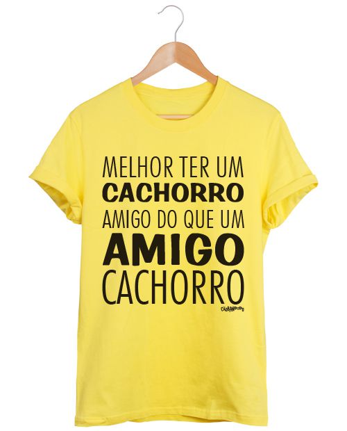 Camiseta Cachorro Amigo ou Amigo Cachorro