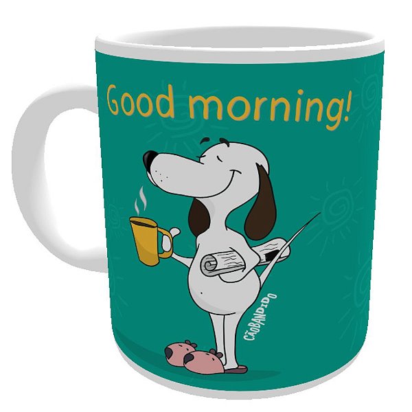 Caneca Cachorro Good Morning