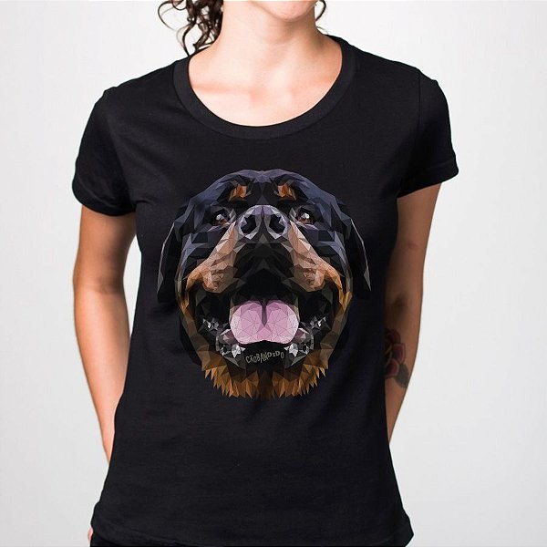 Camiseta Baby Look Rottweiler