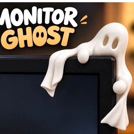 Fantasminha Decorativo para Monitor