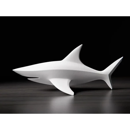 Tubarão Branco Decorativo Moderno