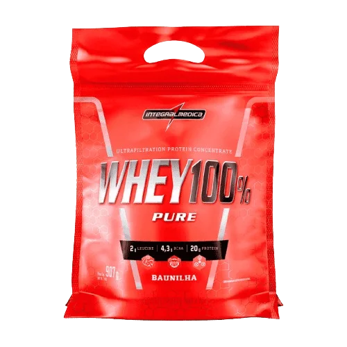 Whey Protein Concentrado Pouch (900g) – Integralmedica