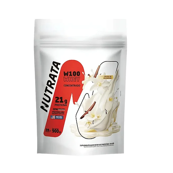 W100 Whey Concentrado Refil (900g) – Nutrata