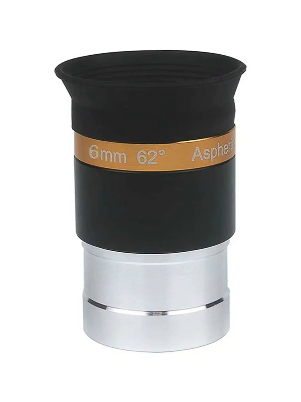 Lente Ocular SkyDark 6mm Grande Angular 62° para Telescópio