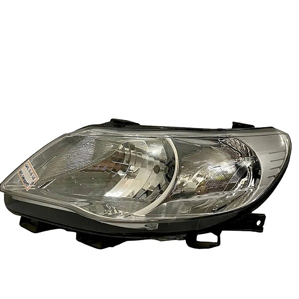 Farol Esquerdo Original Vw Gol G5 Foco Simples Cromado