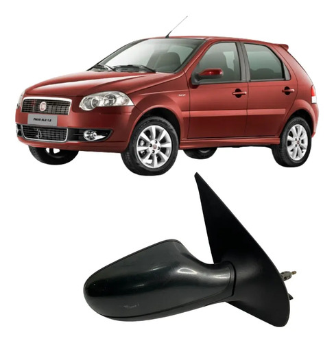 Retrovisor Manual Palio 2008 Até 2014 Lado Direito Original