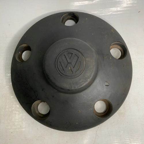 Calota Fusca Kombi 5 Furos Alfa Preta Original Preto