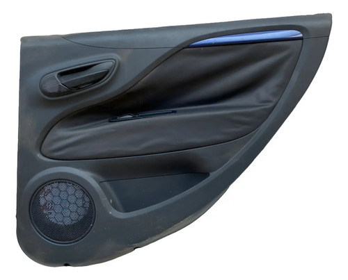 Forro De Porta Fiat Punto 2013 Friso Azul Traseiro Direito