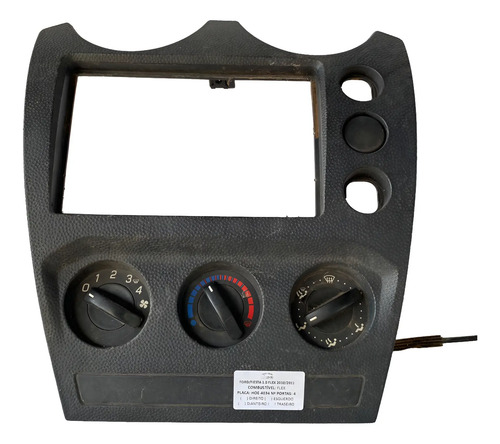 Moldura Comando Da Ventilação Ford Fiesta 2009/2014 Detalhe