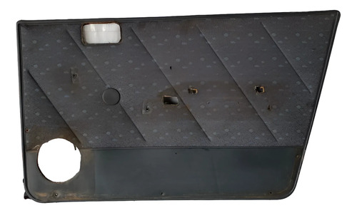 Forro De Porta Dianteiro Carona Uno Mille Smart 2000/2001 Cinza-escuro