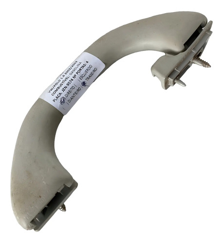 Alça De Teto Pqp Traseiro Direito Vw Polo 2003/... Original Bege