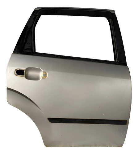 Porta Traseira Direita Ford Fiesta 2003/2012 Original Traseira Passageiro Prateado