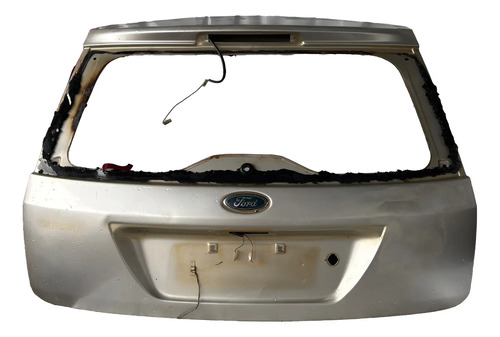 Tampa Traseira Ford Fiesta Hatch 2003/2012 Original Prateado