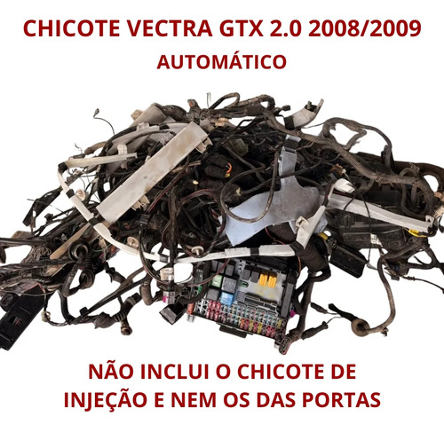 Chicote Carroceria Vectra Gtx 2.0 2008/2009 Automático