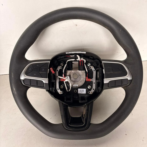 Volante Com Comandos Fiat Strada Freedom 2021/2025 Original Preto