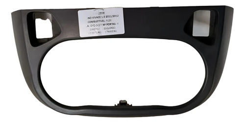 Moldura Comando Ar Fiat Uno Vivace Fiorino Original Preto