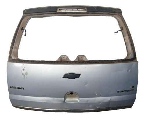 Tampa Traseira Porta-malas Meriva Com Detalhes Prateado