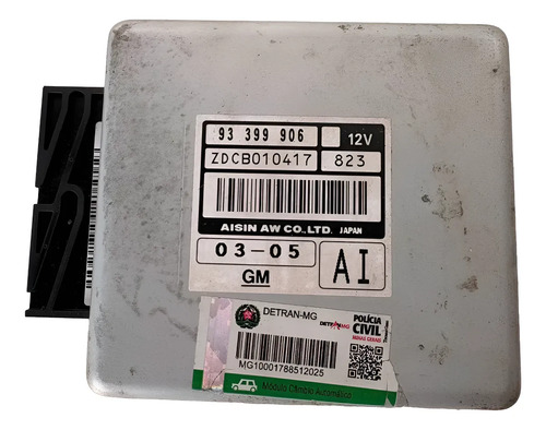 Módulo De Câmbio Automático Vectra Gtx 2.0 2008 93399906