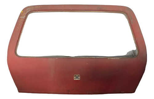 Tampa Traseira Porta Malas Caravan 80/92 Vermelho